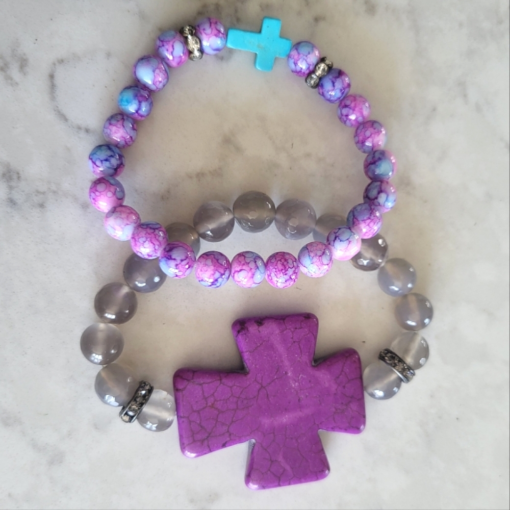 Handmade beaded bracelets